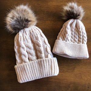 Mommy & Me Pom beanies